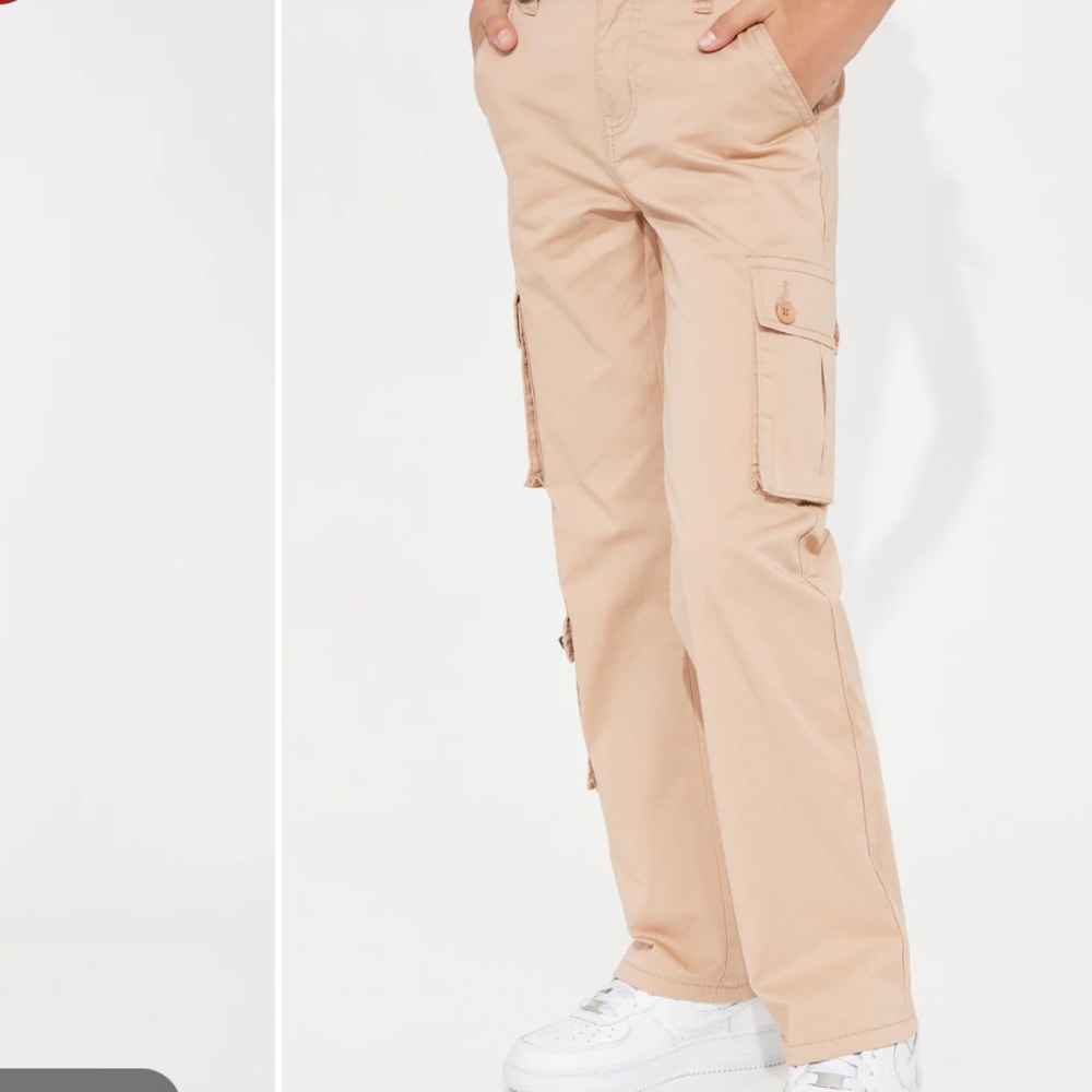 NWOT girls flare cargo pants